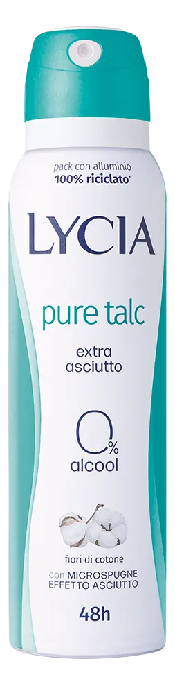 lycia-spray-pure-talc-deodorante-con-microspugne-effetto-asciutto-48h image 1