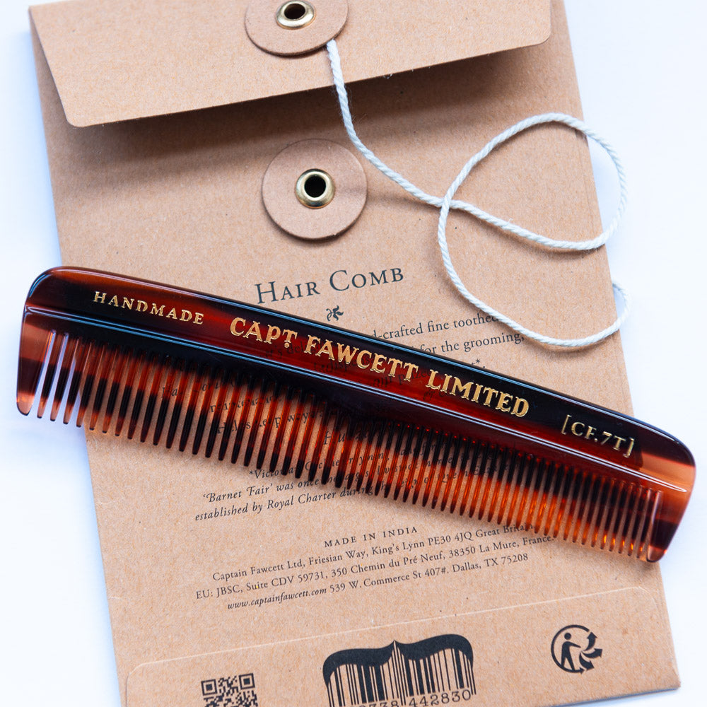 captain-fawcett-hair-comb-cf-7t-pettine-a-denti-fini-per-capelli-e-barba image 3