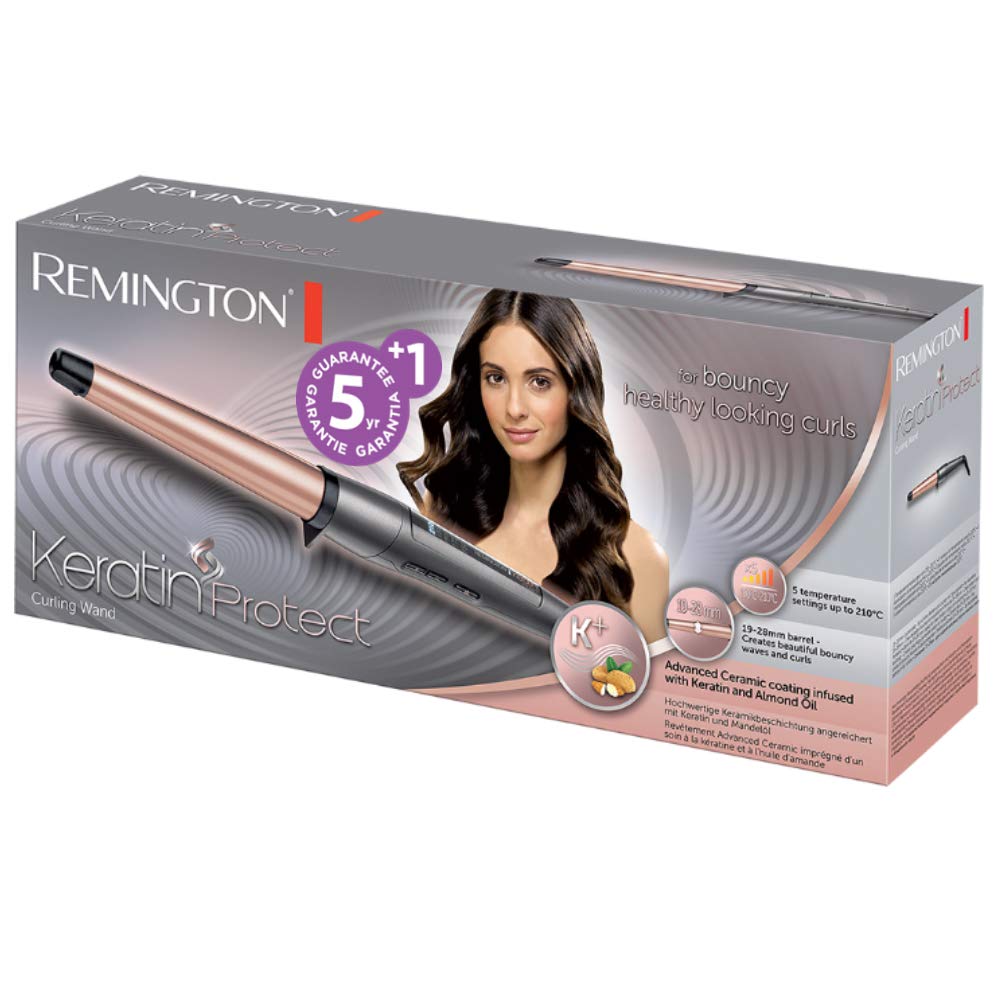 remington-ci83v6-ferro-arricciacapelli-a-cono-19-28-mm-keratin-protect-rivestime image 2