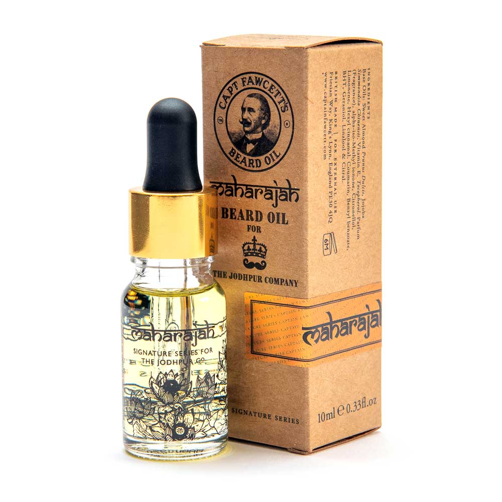 captain-fawcett-maharajah-beard-oil-10-ml-formato-travel-size image 1