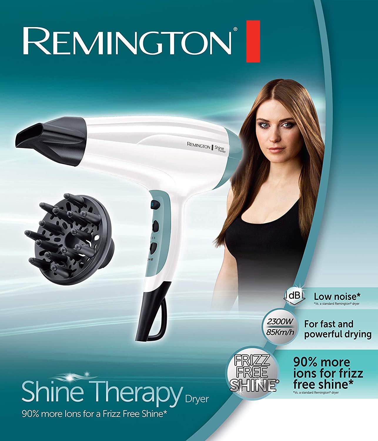 remington-d5216-asciugacapelli-shine-therapy-2300w-generatore-di-ioni-3-temperat image 5