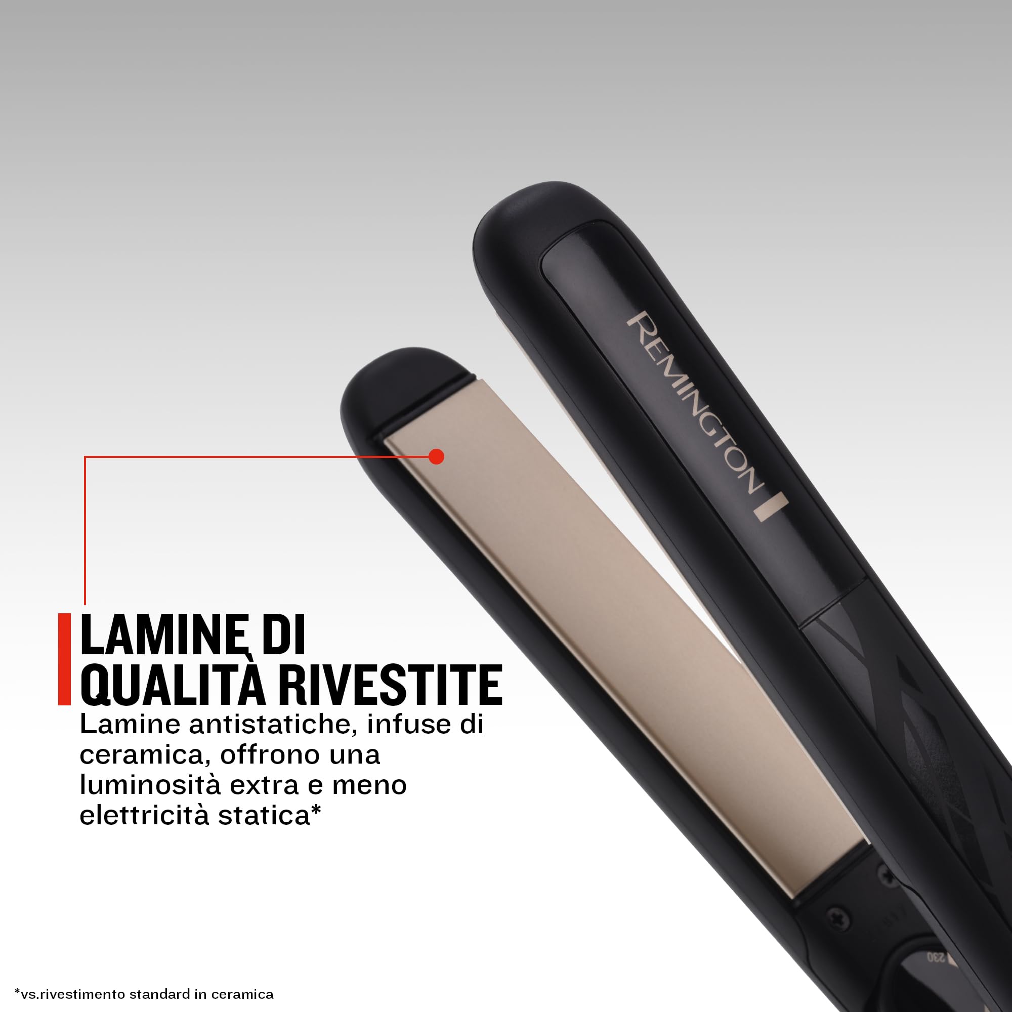 piastra-per-capelli-remington-ceramic-straight-s3500-con-rivestimento-in-tormali image 2