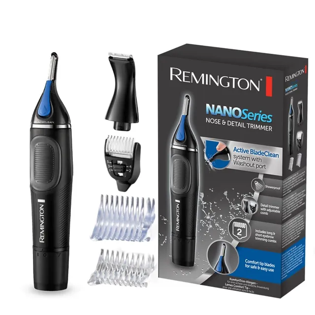 remington-taglia-peli-naso-e-orecchie-ne3870-rifinitore-dettagli-1-5-mm-nano-sil image 1