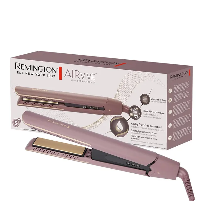 remington-piastra-capelli-airvive-s8930-con-tecnologia-ionica-e-micro-conditione image 1
