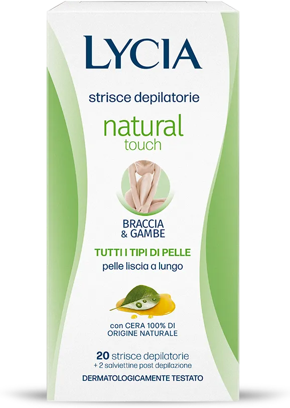 lycia-strisce-depilatorie-natural-touch-braccia-gambe image 1