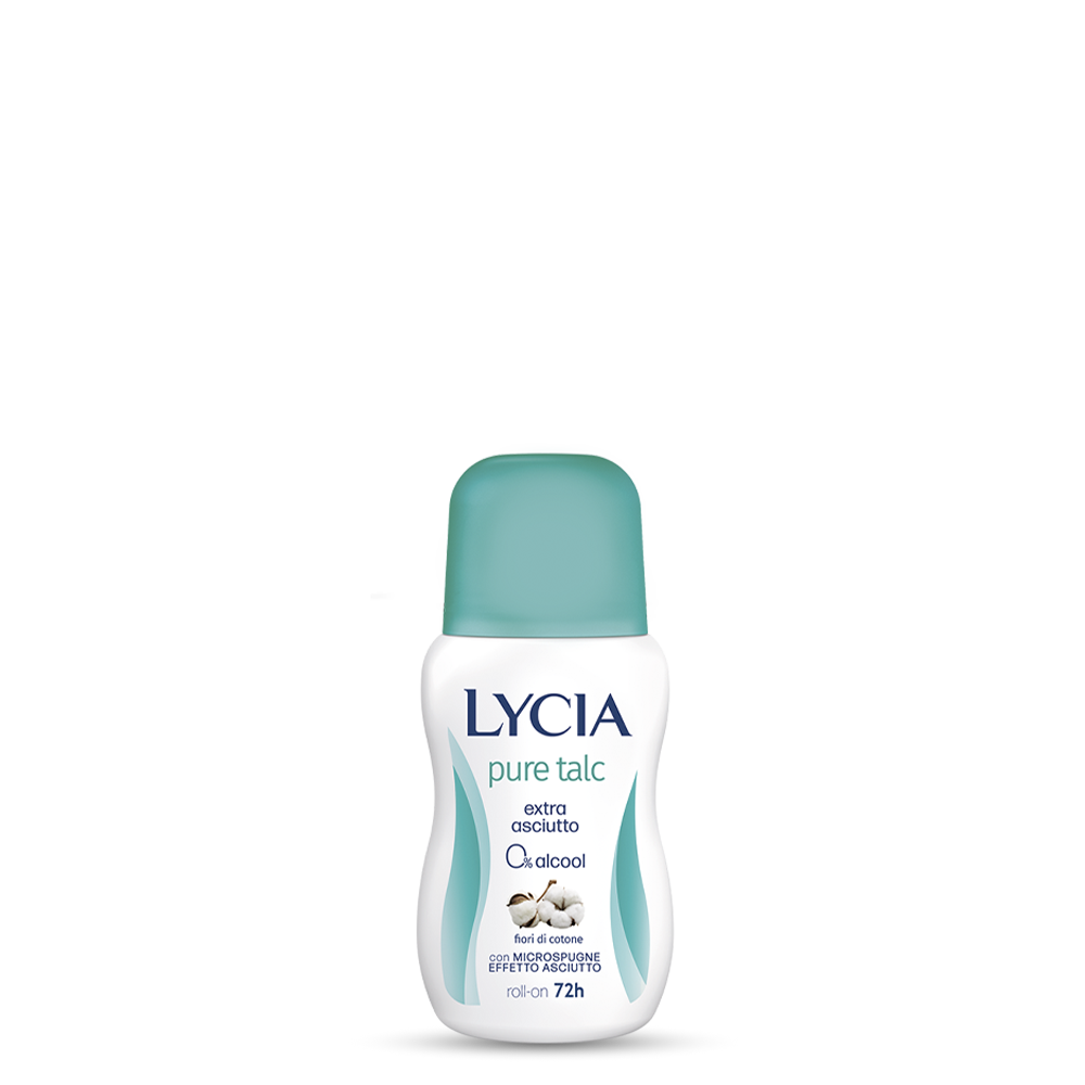 lycia-roll-on-pure-talc-deodorante-48h-con-microspugne-e-fragranza-talco-e-fiori image 1