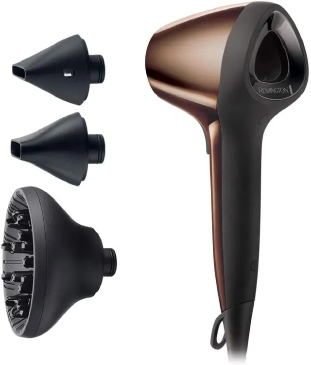 remington-d7777-asciugacapelli-1800w-leggero-e-potente-con-flusso-d-aria-3d-gene image 1