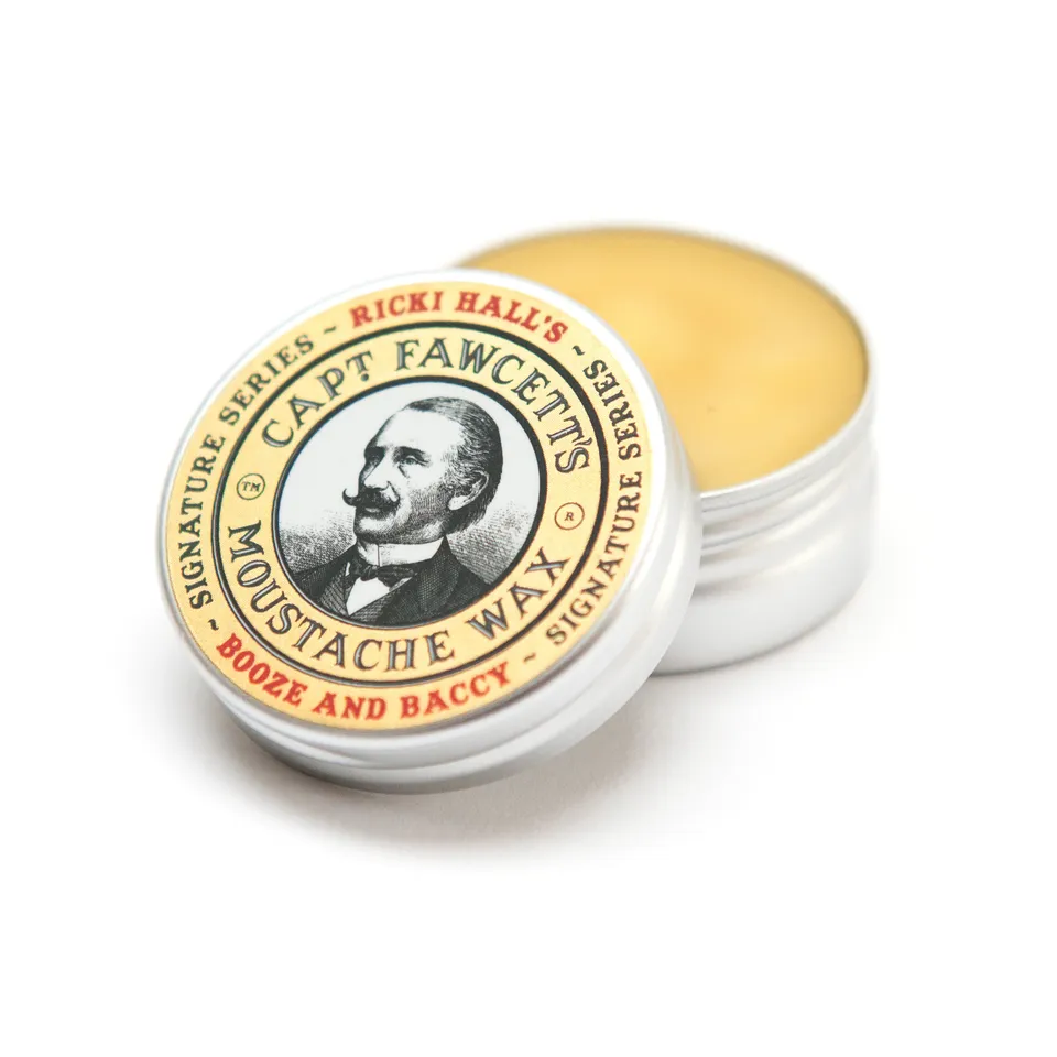 captain-fawcett-booze-baccy-moustache-wax image 1