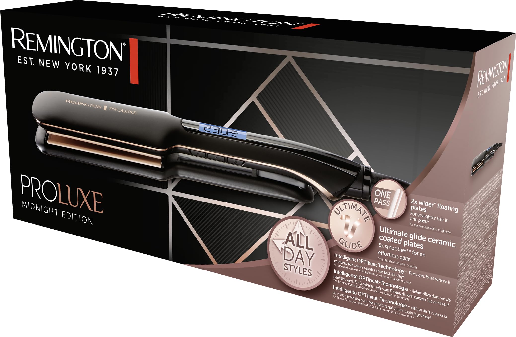 remington-proluxe-midnight-wide-plate-s9150b-piastra-per-capelli-con-ceramica-ul image 8