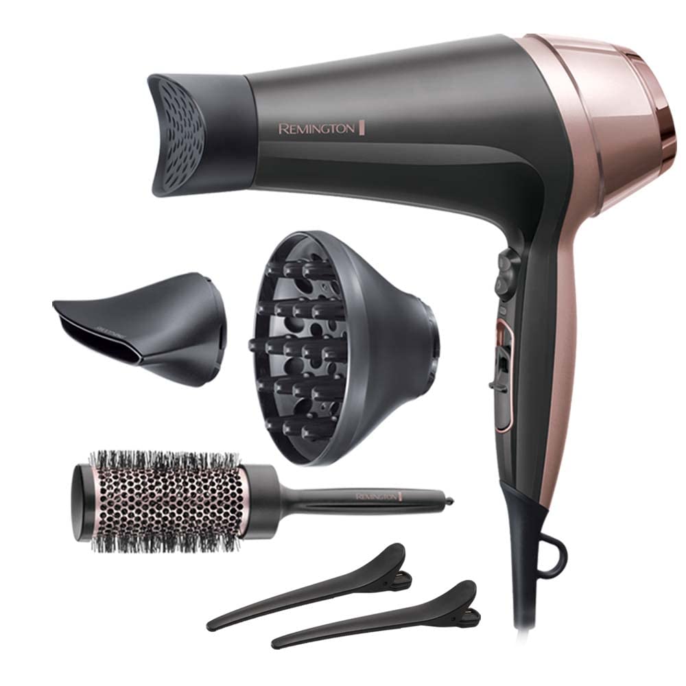 remington-d5715-asciugacapelli-thermacare-pro-ionico-2300w-con-diffusore-e-conce image 7