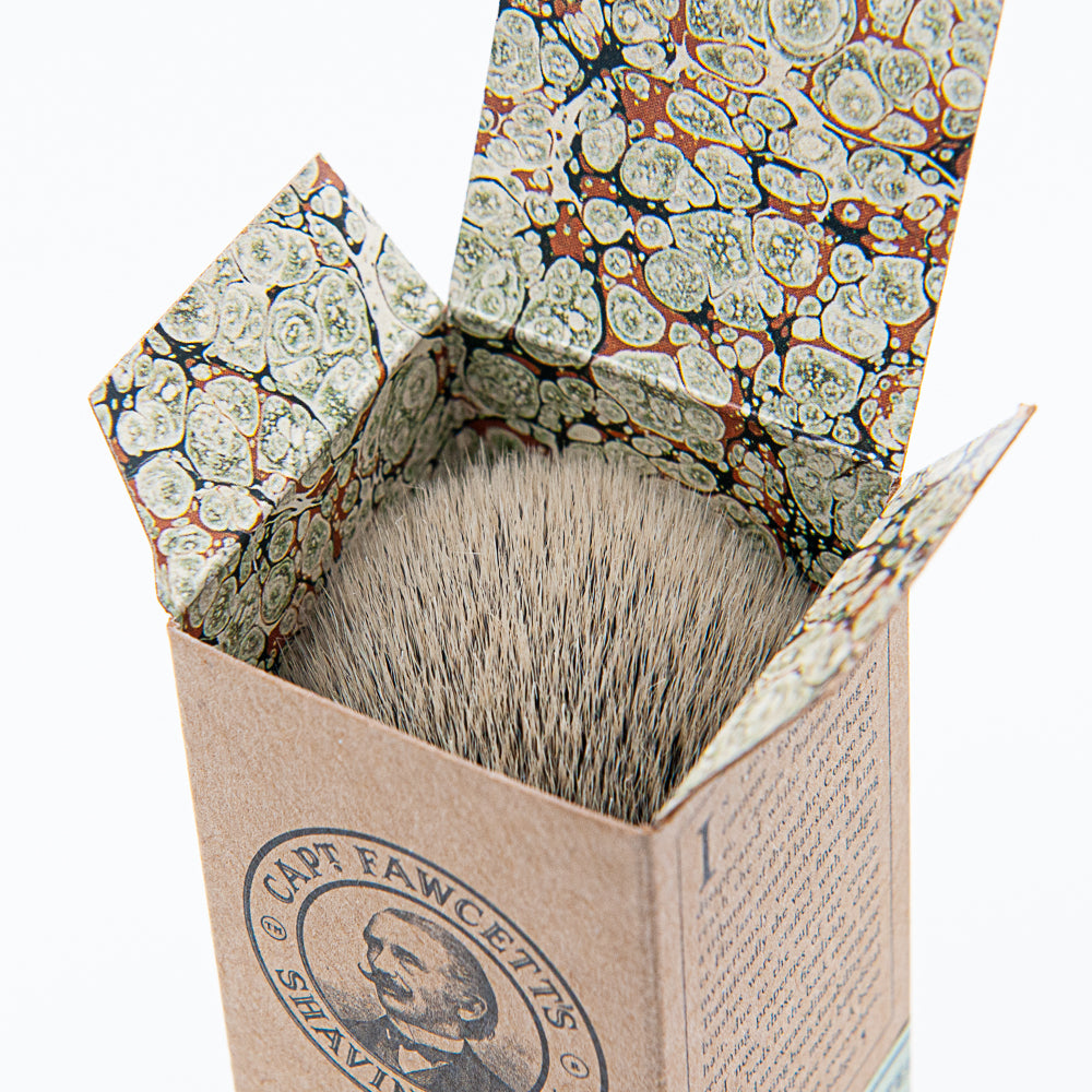 captain-fawcett-faux-badger-shaving-brush-pennello-da-barba-in-fibra-sintetica image 2