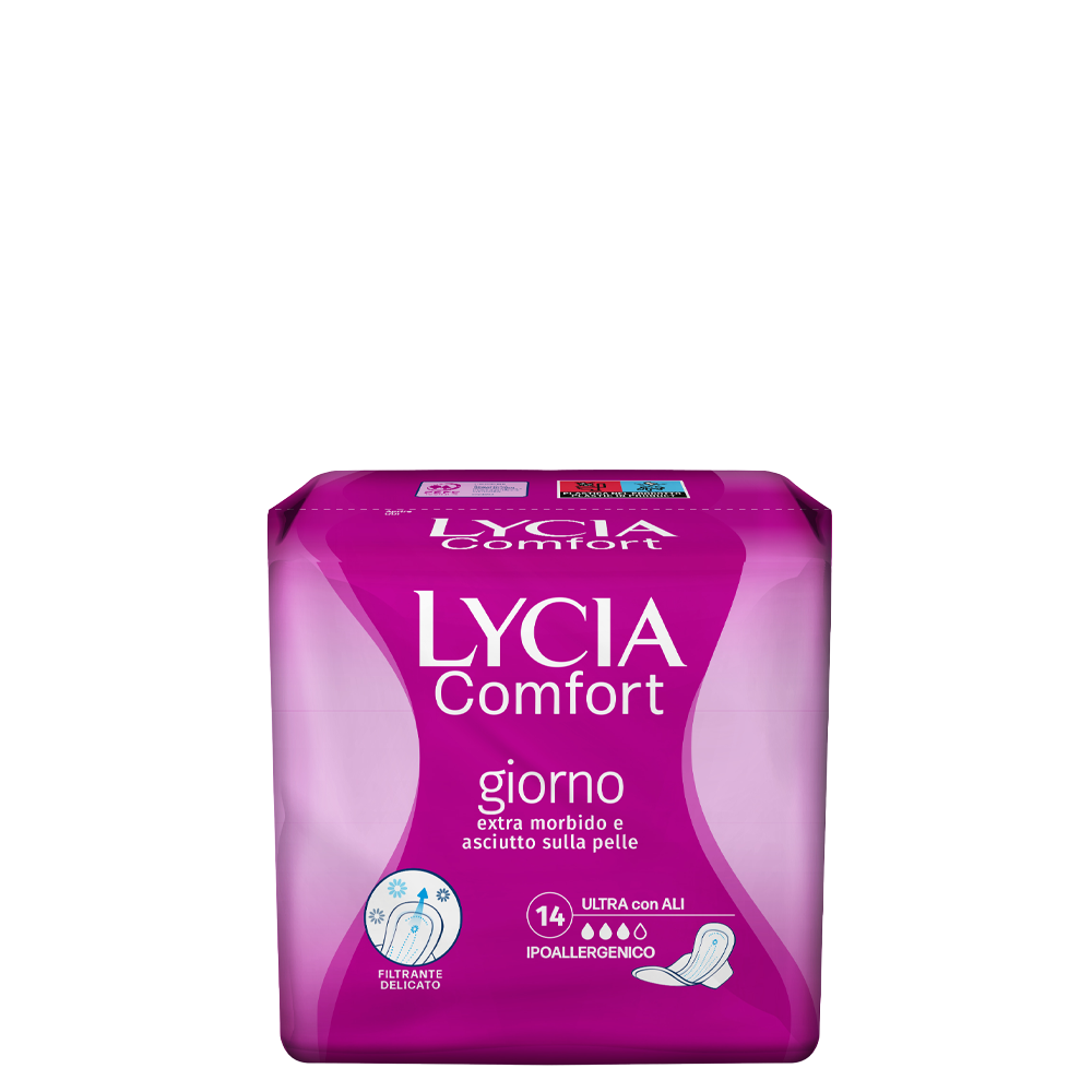 lycia-assorbenti-ultra-con-ali-delicate-touch-assorbenza-extra-e-protezione-late image 1