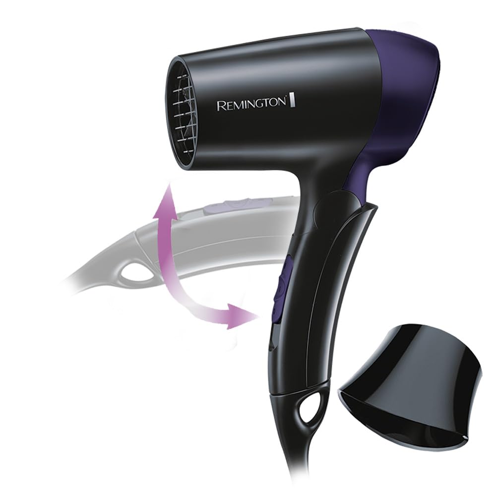 asciugacapelli-da-viaggio-remington-on-the-go-d2400-1400w-pieghevole-con-concent image 1