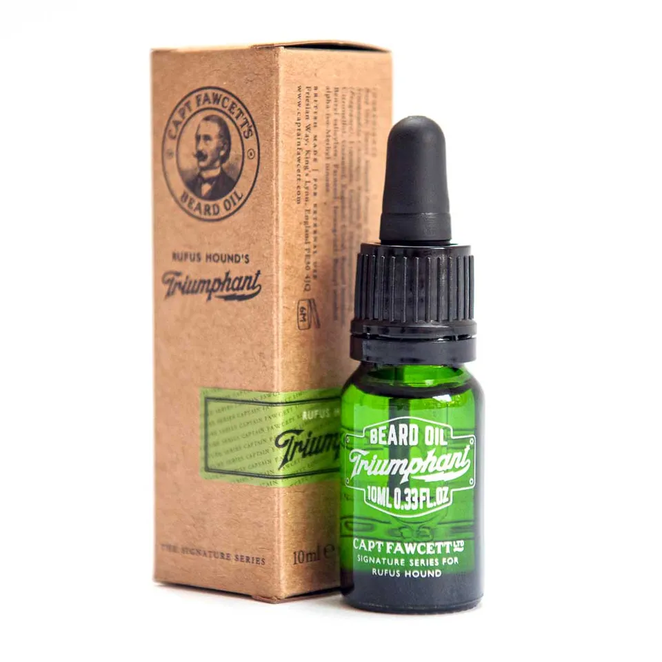 captain-fawcett-triumphant-beard-oil-10ml-formato-da-viaggio-con-bergamotto-lime image 1