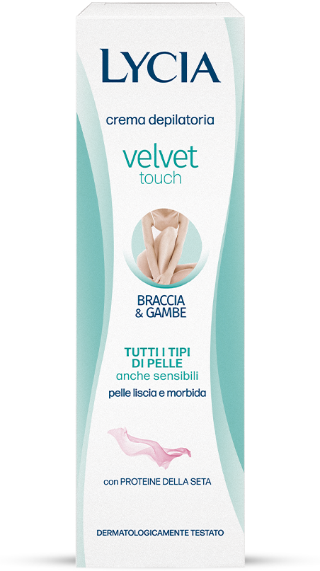 lycia-crema-depilatoria-velvet-touch-braccia-gambe-con-proteine-della-seta image 1