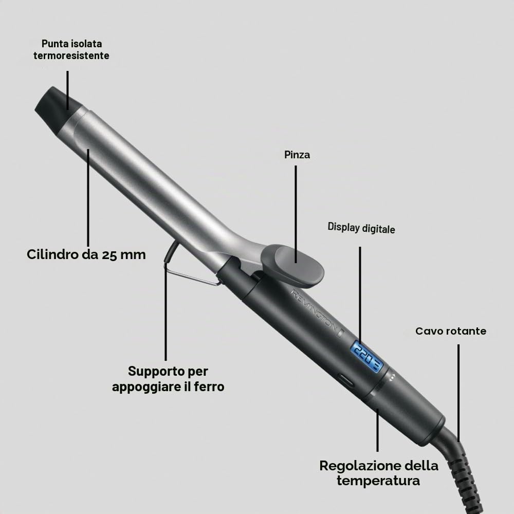 remington-pro-soft-curl-ci6525-ferro-arricciacapelli-25-mm-con-rivestimento-in-t image 5