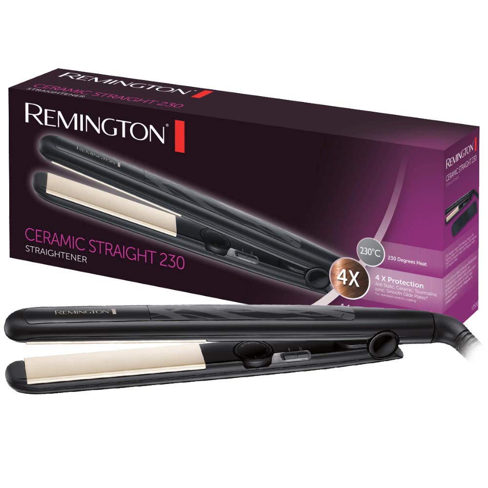 piastra-per-capelli-remington-ceramic-straight-s3500-con-rivestimento-in-tormali image 1