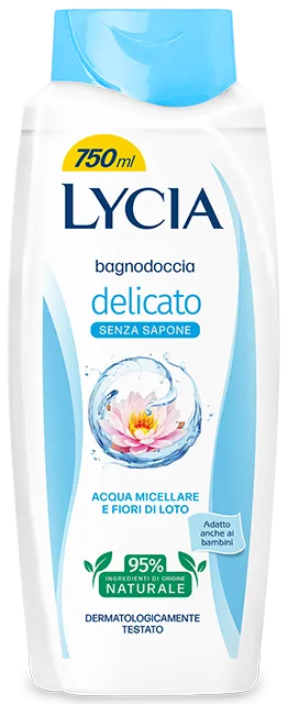 lycia-bagnodoccia-delicato-con-acqua-micellare-e-fiori-di-loto image 1