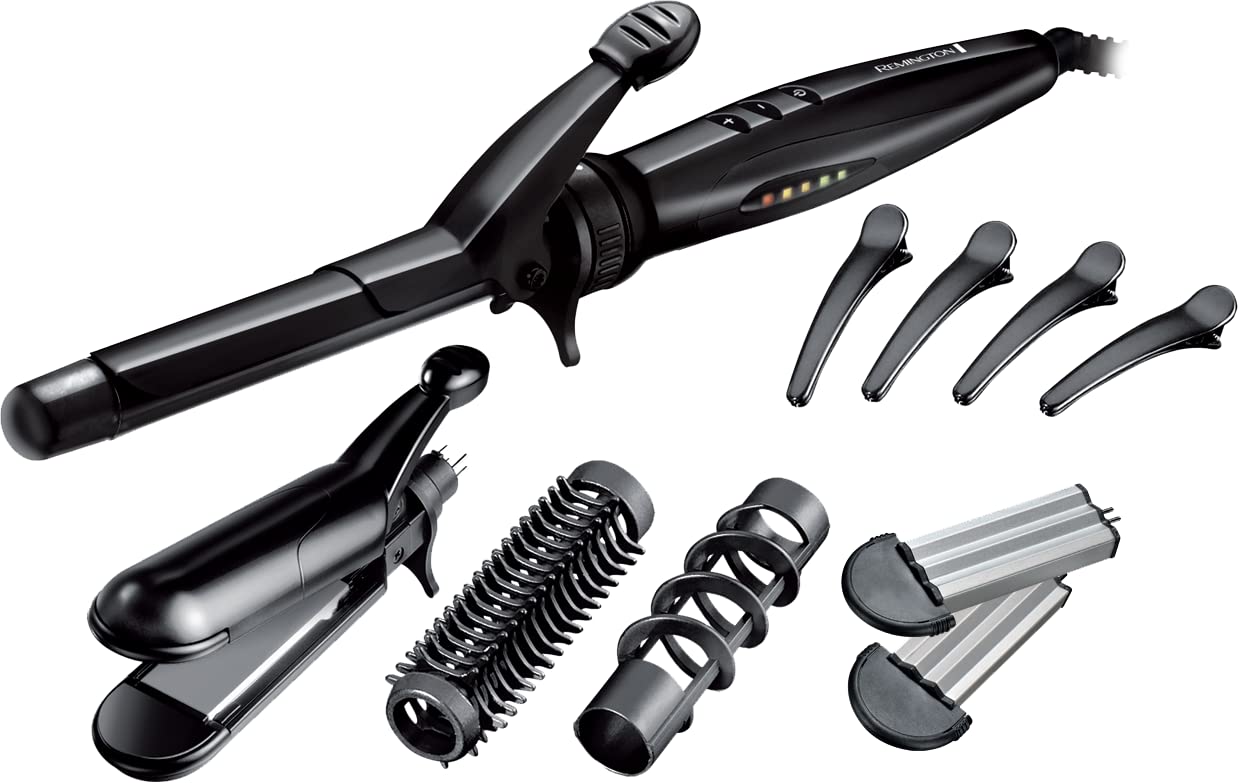 remington-s8670-multistyler-piastre-reversibili-ferro-arricciacapelli-19mm-spazz image 1