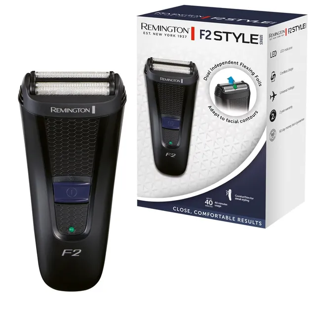 remington-f2-style-series-f2002-rasoio-elettrico-a-lamina-con-doppia-lamina-fles image 1