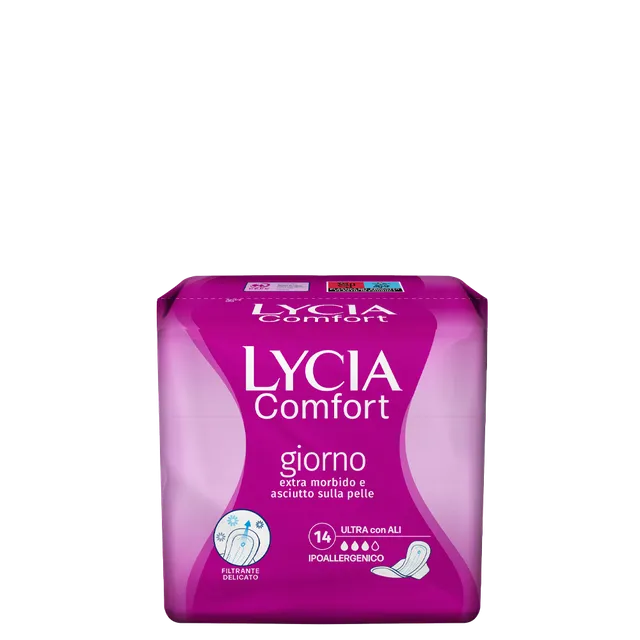 lycia-assorbenti-ultra-con-ali-delicate-touch-assorbenza-extra-e-protezione-late image 1