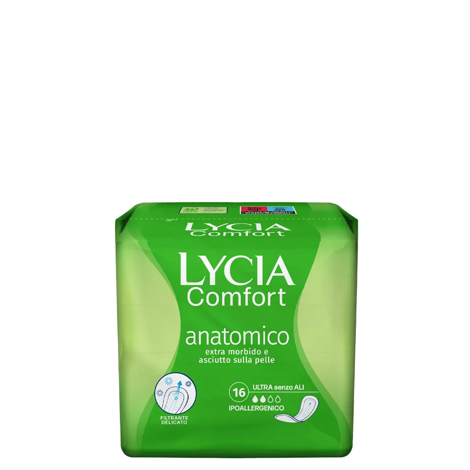 lycia-assorbenti-ultra-anatomici-delicate-touch-con-camomilla-e-proteine-della-s image 1