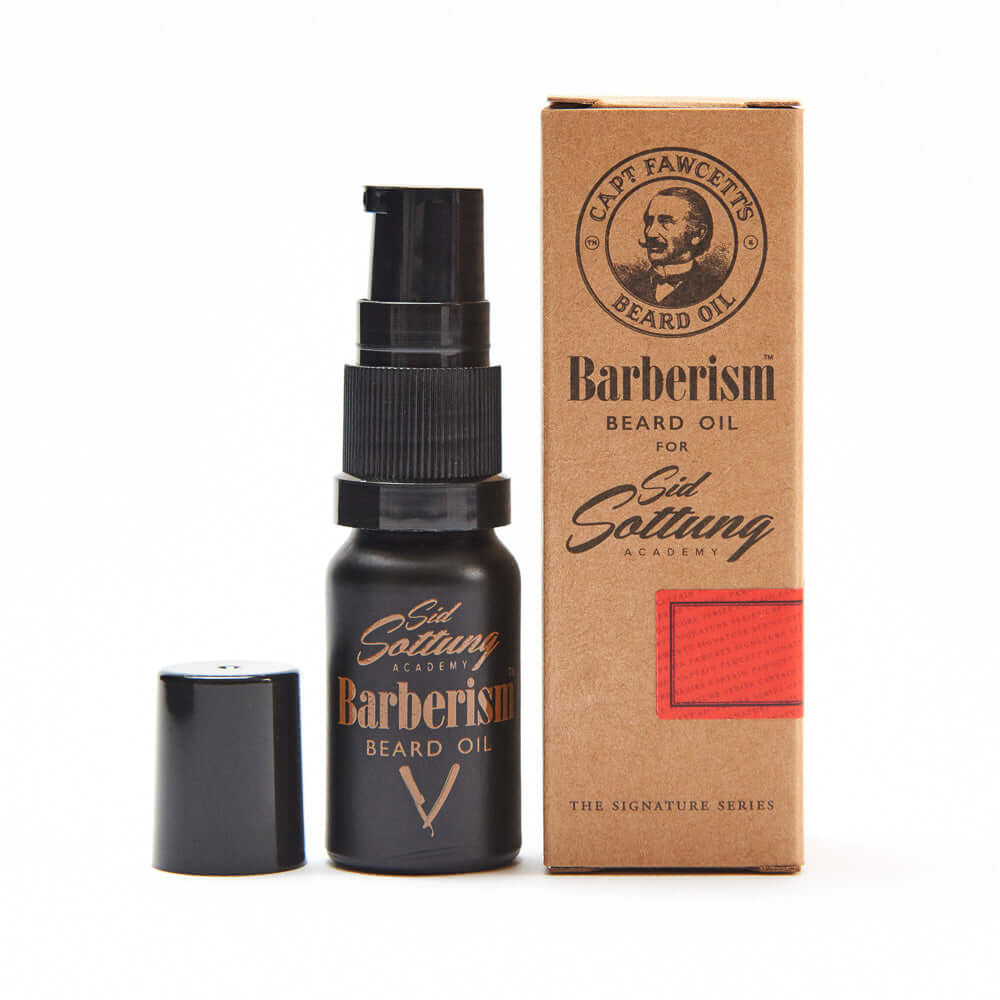 captain-fawcett-barberism-beard-oil-10-ml-travel-size-olio-da-barba-di-sid-sottu image 1