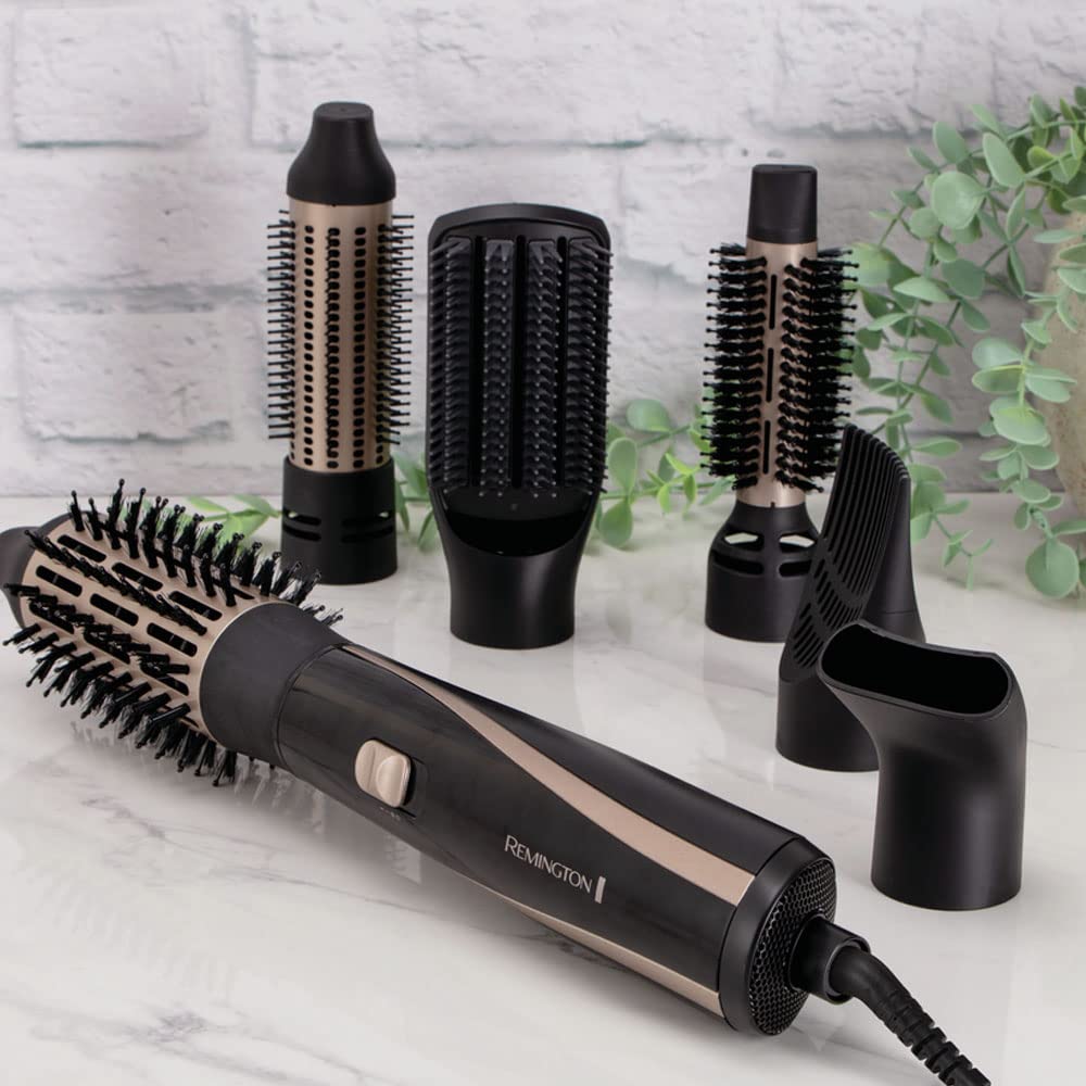 remington-as7700-spazzola-ad-aria-calda-1200w-con-6-accessori-per-ricci-volume-e image 4