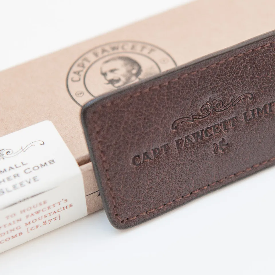 captain-fawcett-leather-case-for-moustache-comb-cf-87t-custodia-in-pelle-per-pet image 1