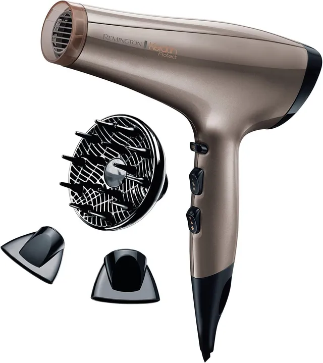 remington-asciugacapelli-2200w-ac8002-griglia-in-ceramica-cheratina-e-olio-di-ma image 1