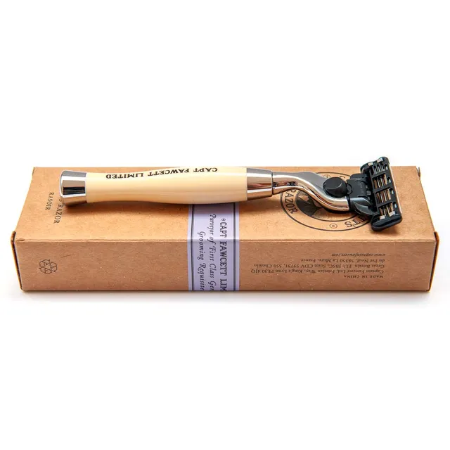 captain-fawcett-finest-hand-crafted-safety-razor-rasoio-di-sicurezza-in-avorio-e image 1