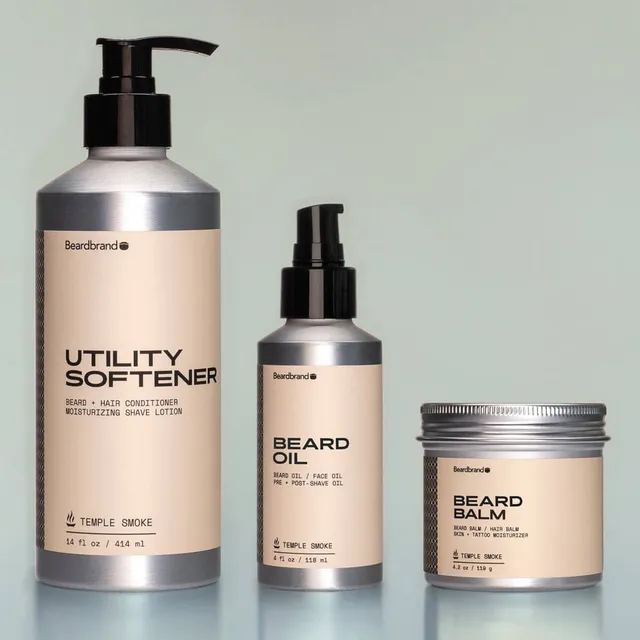 beardbrand-temple-smoke-beard-foundations-set-con-olio-balsamo-e-ammorbidente-pe image 1