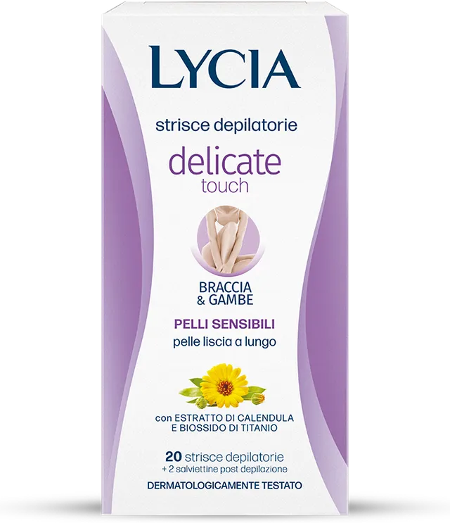 lycia-strisce-depilatorie-delicate-touch-braccia-gambe image 1