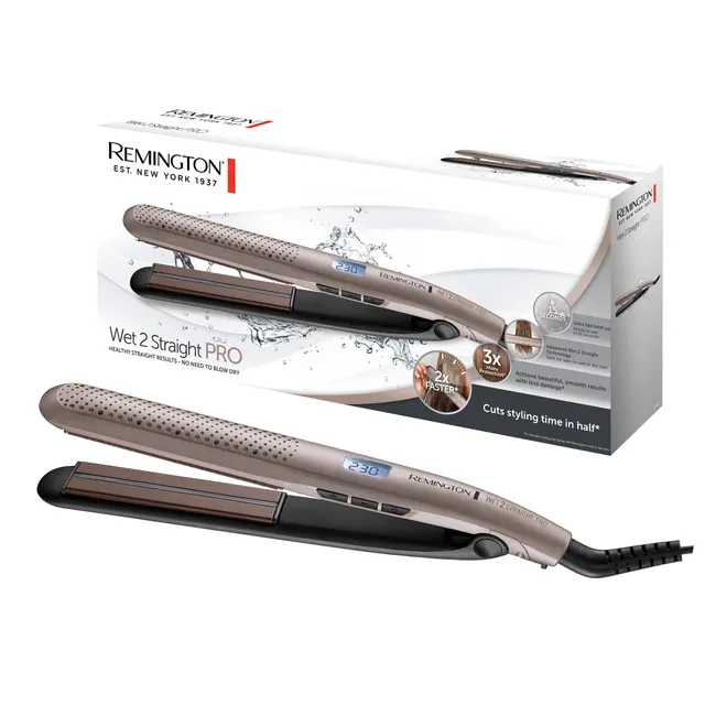 remington-s7970-wet2straight-pro-piastra-per-capelli-bagnati-e-asciutti-con-sens image 1