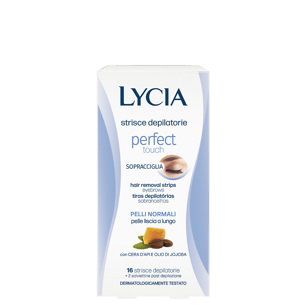 lycia-strisce-depilatorie-perfect-touch-sopracciglia-con-cera-d-api-e-olio-di-jo image 1