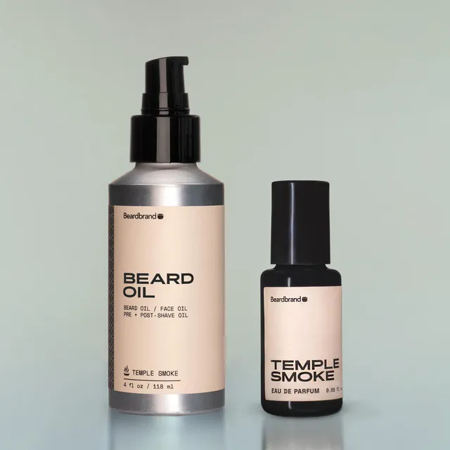 beardbrand-temple-smoke-bundle-olio-per-barba-e-colonia image 1