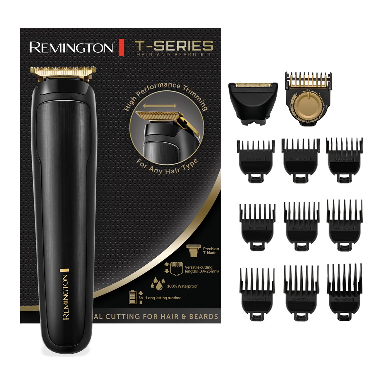 remington-t-series-mb7050-tagliacapelli-e-regolabarba-2-in-1-rifinitore-di-preci image 1